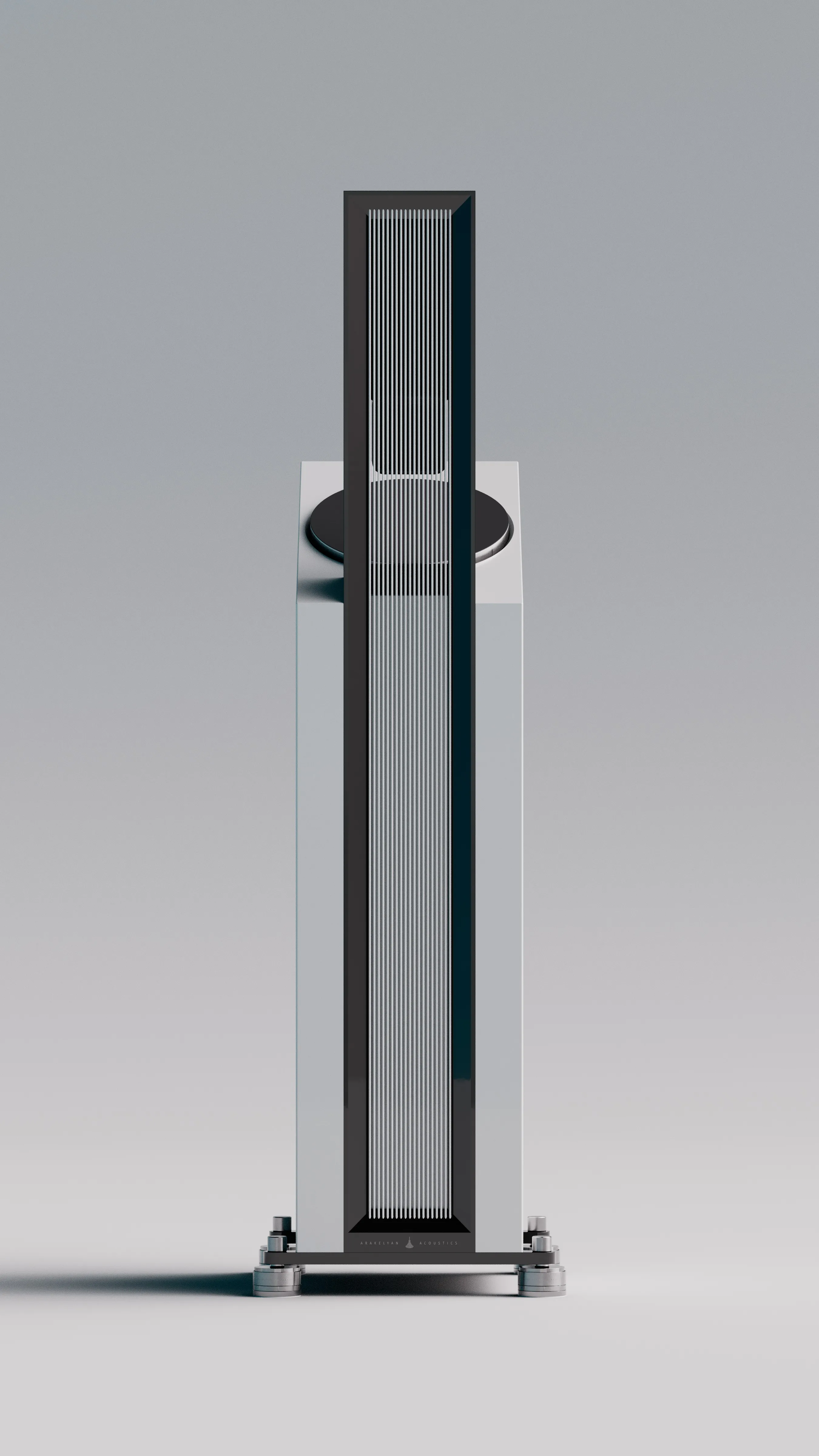Ashtarak flagship tower, white finish, front view